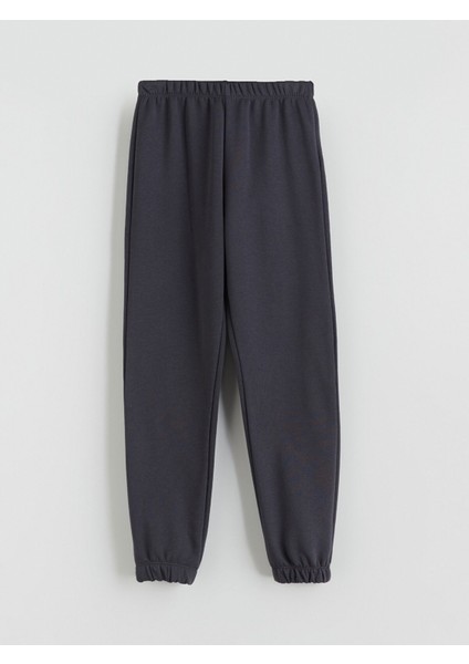 Yeni Sezon Beli Lastikli Kız Çocuk Jogger Eşofman Altı