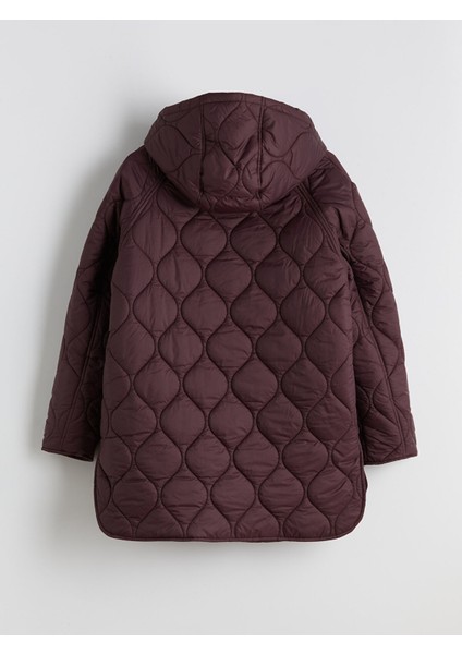 Yeni Sezon Kapüşonlu Kapitone Oversize Kadın Şişme Mont fiyatları