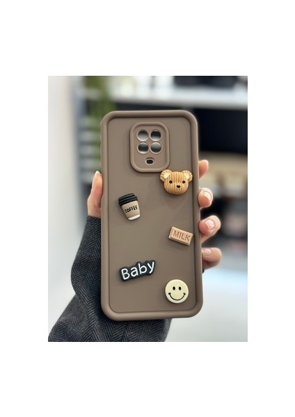 Xiaomi Redmi Note 9s - Redmi Note 9 Pro Uyumlu Çikolata Baby Tasarımlı Oyuncaklı Silikon Kılıf fiyatları