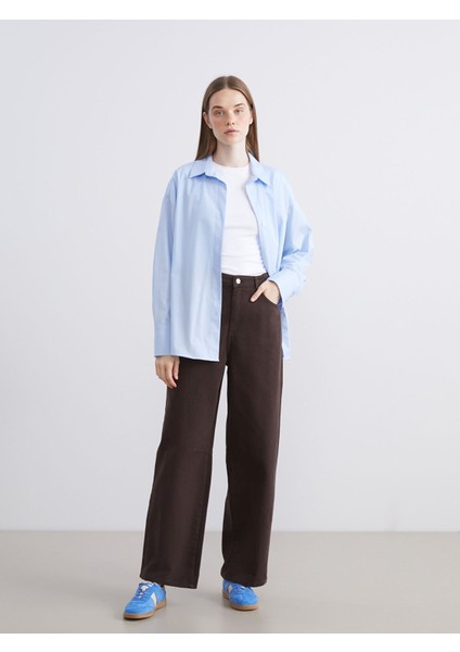 Yeni Sezon Baggy Fit Kadın Jean Pantolon