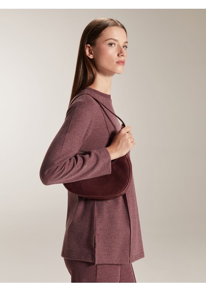 Yeni Sezon Büyük Beden Bisiklet Yaka Kadın Sweatshirt Tunik