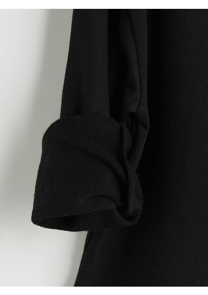 Yeni Sezon Bisiklet Yaka Kız Çocuk Sweatshirt modelleri