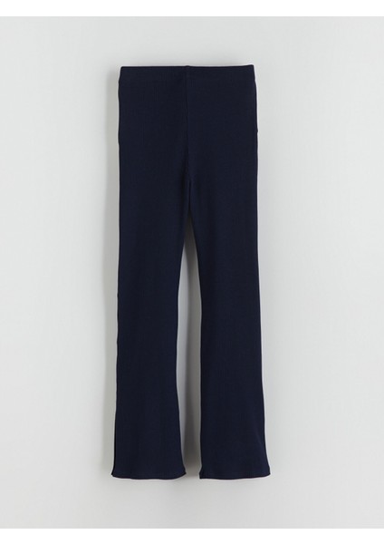 Yeni Sezon Beli Lastikli Ispanyol Paça Kız Çocuk Tayt modelleri