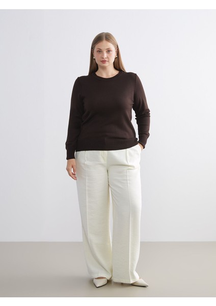 Yeni Sezon Bisiklet Yaka Kadın Triko Kazak fırsatları