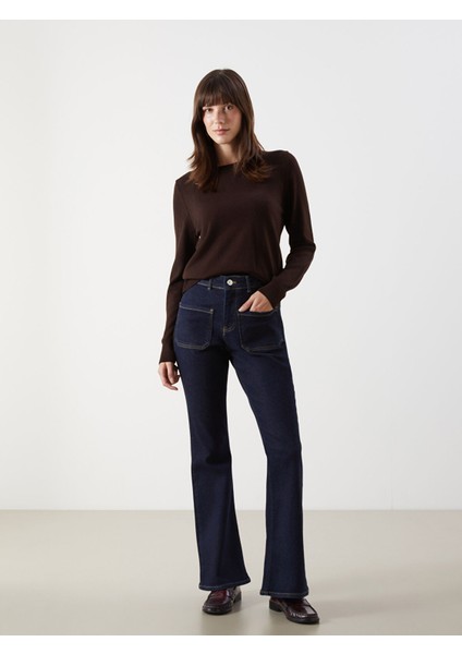 Yeni Sezon Bisiklet Yaka Kadın Triko Kazak indirimleri