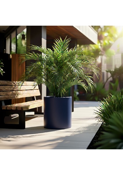 Aura Cylindro Fiber Silindir Saksı 50X40CM Mat Üst Açıklık 34CM fiyatları