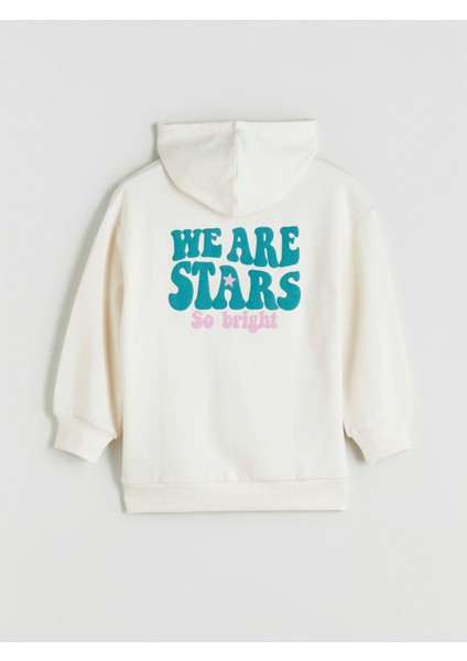 Yeni Sezon Kapüşonlu Kız Çocuk Sweatshirt