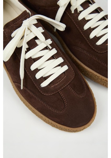 Palminteri 2 Erkek Hakiki Deri Bağcıklı Kahve-Ekru Sneakers fırsatları