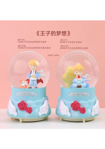 Işıklı Müzikli Orta Boy Kar Küresi Model 14