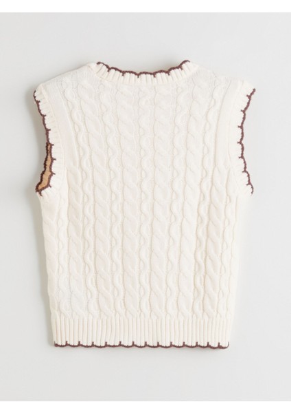 Yeni Sezon Bisiklet Yaka Kız Çocuk Triko Süveter modelleri