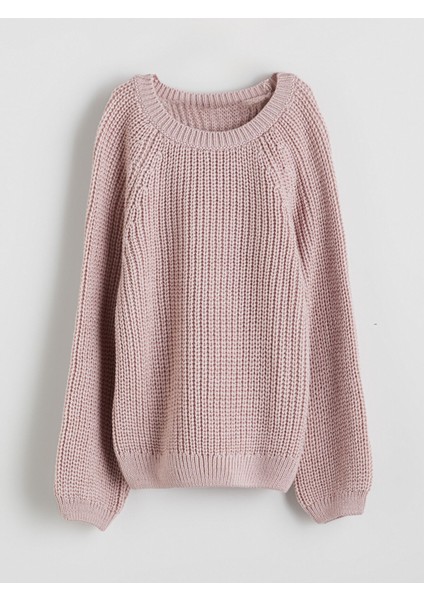 Yeni Sezon Bisiklet Yaka Kız Çocuk Triko Kazak