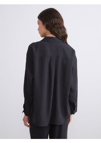 Yeni Sezon Modal Karışımlı Oversize Kadın Gömlek fırsatları