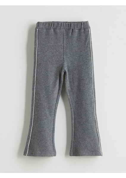 Yeni Sezon Beli Lastikli Ispanyol Paça Kız Çocuk Tayt 2'li indirimleri