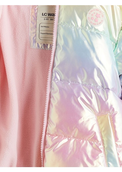 Yeni Sezon Renk Bloklu Kız Çocuk Şişme Mont fiyatları