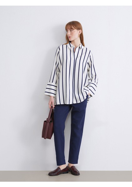 Yeni Sezon Büyük Beden Straight Fit Kadın Jean Pantolon