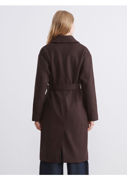 Yeni Sezon Kruvaze Yaka Kadın Kaşe Kaban indirimleri