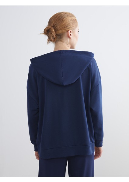 Yeni Sezon Kapüşonlu Oversize Kadın Fermuarlı Sweatshirt fırsatları