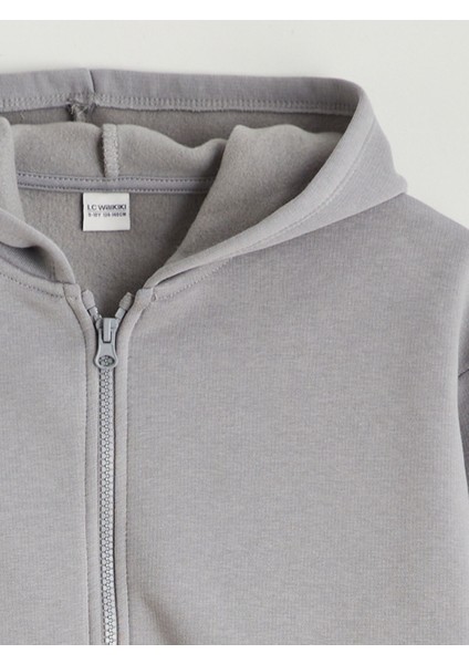 Yeni Sezon Kapüşonlu Kız Çocuk Fermuarlı Sweatshirt modelleri