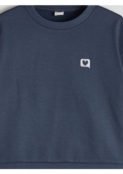 Yeni Sezon Bisiklet Yaka Kız Çocuk Sweatshirt fiyatları