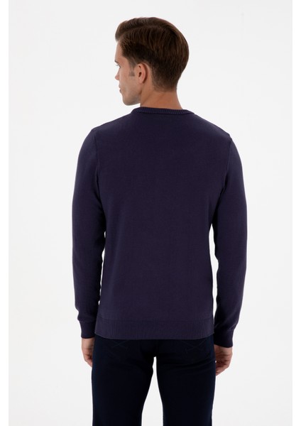 Erkek Mürdüm Kazak /triko 50313713-VR074 indirimleri