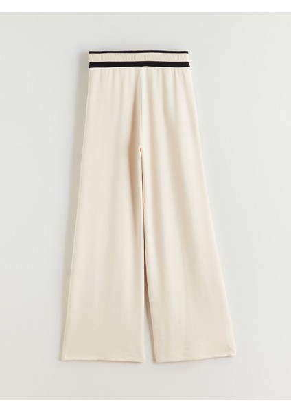 Yeni Sezon Beli Lastikli Geniş Paça Kadın Pantolon fiyatları