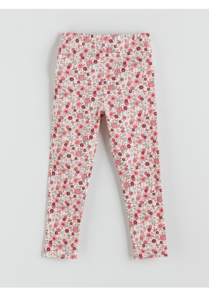 Yeni Sezon Beli Lastikli Kız Çocuk Tayt 2'li modelleri