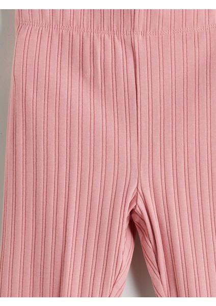 Yeni Sezon Beli Lastikli Basic Kız Çocuk Tayt modelleri