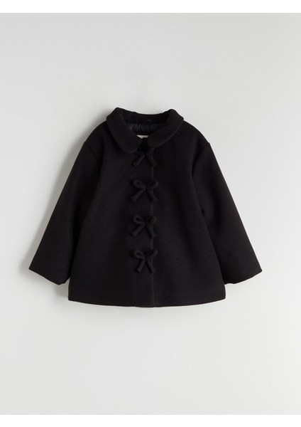 Yeni Sezon Kız Çocuk Kaşe Mont
