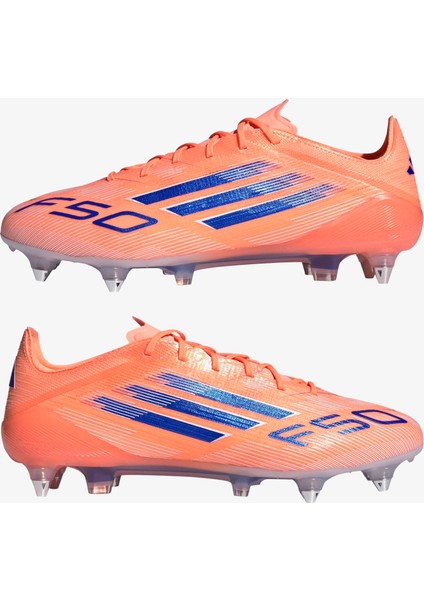 F50 Elite Yumuşak Zemin Erkek Turuncu Çim Saha Kramponu.-