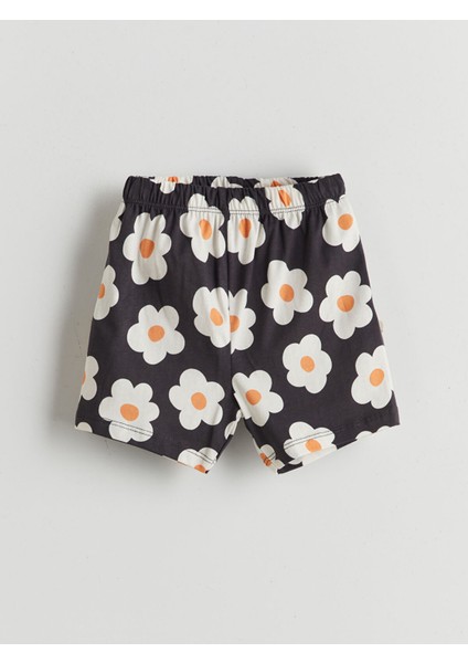 Yeni Sezon Bisiklet Yaka Kız Bebek Şortlu Pijama Takım 2'li modelleri