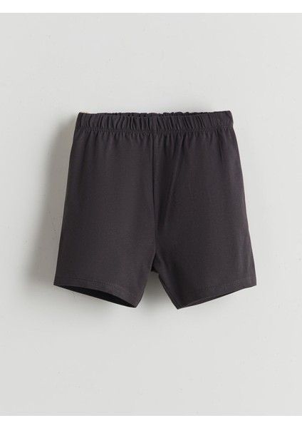 Yeni Sezon Bisiklet Yaka Kız Bebek Şortlu Pijama Takım 2'li indirimleri