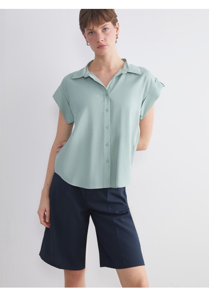Yeni Sezon Loose Fit Kadın Gömlek