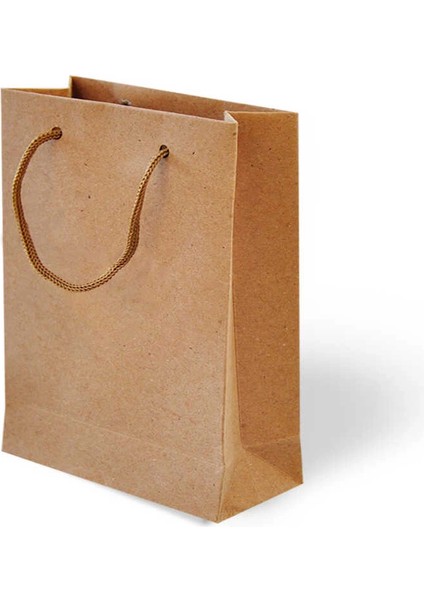 Naturel Kraft Karton Çanta 20X25