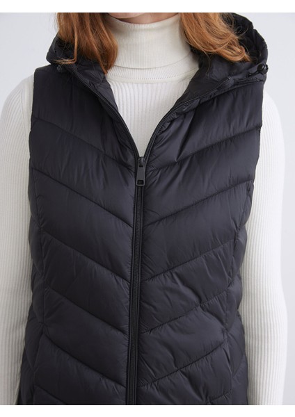 Yeni Sezon Kapüşonlu Kadın Şişme Yelek modelleri