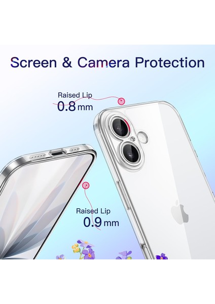 iPhone 17 Kılıf Renksiz Şeffaf Kamerası Full Korumalı Yumuşak Darbe Emici Ince Esnek Silikon Kapak fiyatları