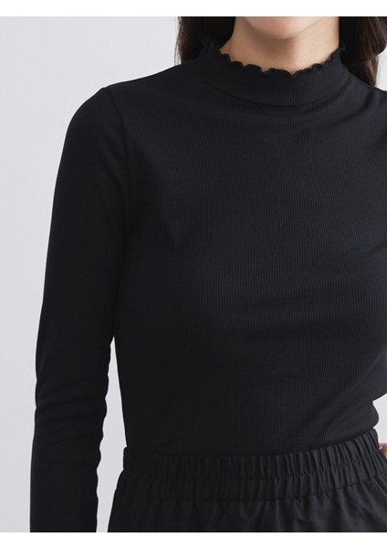Yeni Sezon Fırfırlı Dik Yaka Kadın Body modelleri