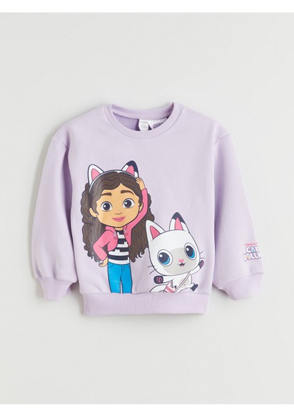 Yeni Sezon Gabby's Dollhouse Lisanslı Kız Çocuk Sweatshirt