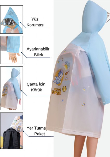 Pembe Kendin Tasarla Kız Çocuk Yağmurluk modelleri