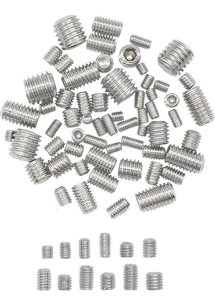 Setskur Civata M10 mm - M12 mm 20 Adet Paslanmaz Çelik Inox Dın 916 A2 Kalite fırsatları