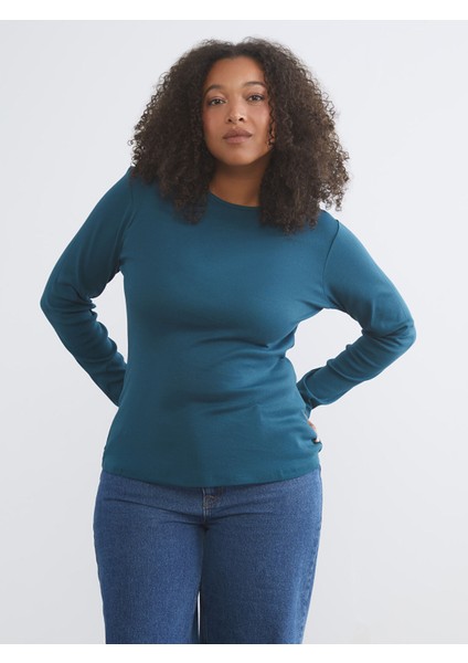 Yeni Sezon Büyük Beden Bisiklet Yaka Kadın Tişört fiyatları