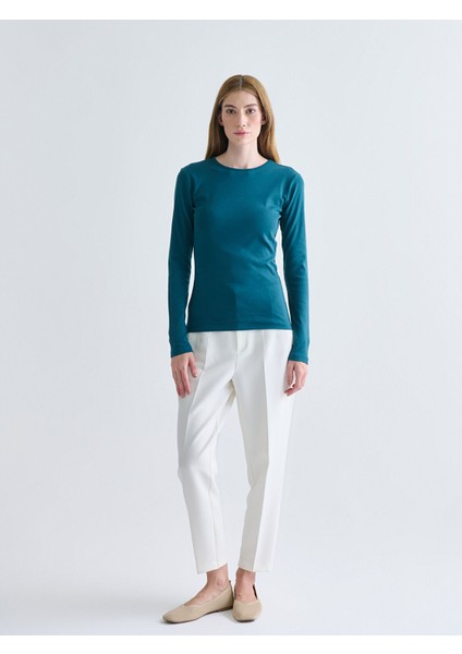 Yeni Sezon Büyük Beden Bisiklet Yaka Kadın Tişört fırsatları