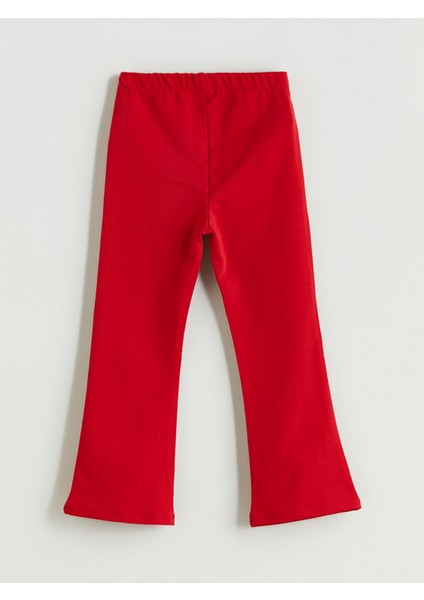 Yeni Sezon Beli Lastikli Ispanyol Paça Kız Çocuk Tayt modelleri