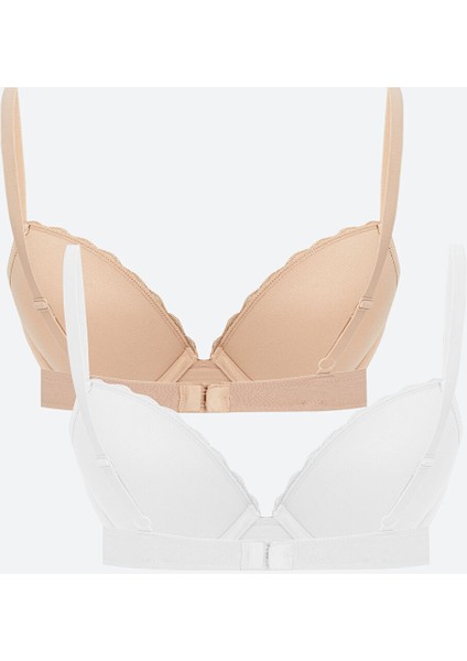 Yeni Sezon Balenli Dolgusuz Düz Tişört Sütyen 2'li fırsatları