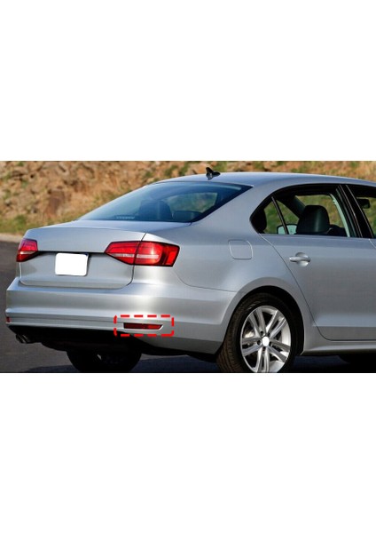 Volkswagen Jetta 2015-2018 Arası Modeller Sağ Arka Tampon Alt Köşe Reflektörü Yansıtıcı Kedi Gözü 5C6945106B fiyatları