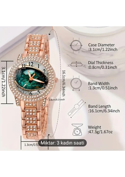 Kadın saati CAYON Özel Anlara Adanmış Bir Işıltı Bazı anlar, zamanın