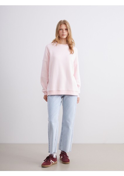 Yeni Sezon Bisiklet Yaka Kadın Sweatshirt fiyatları