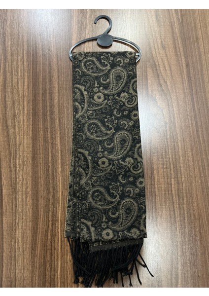 Unisex Floş Yün Desenli Şal Atkı (190 Cm) fiyatları
