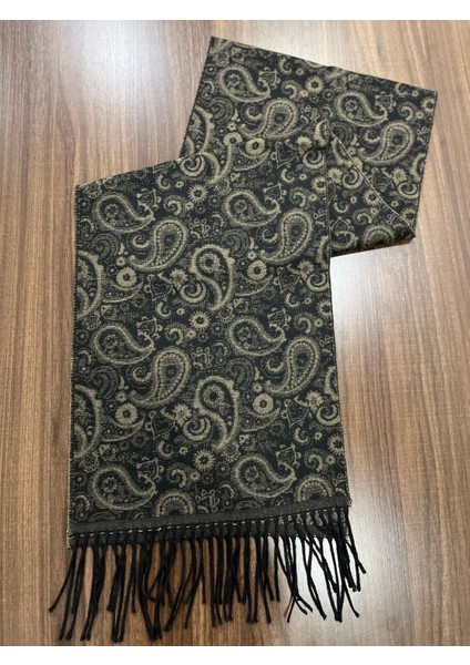 Unisex Floş Yün Desenli Şal Atkı (190 Cm) modelleri