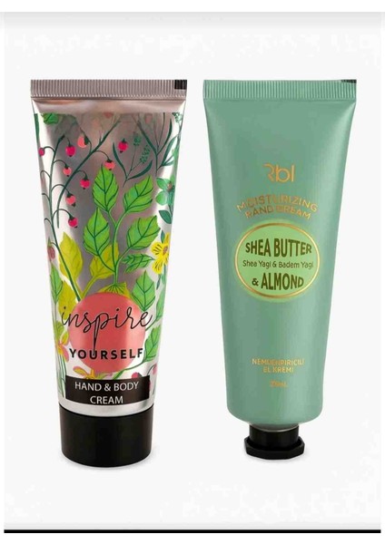 Shea Butter Almond El Krem & Inspire El Kremi 75X2 MI
