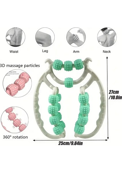 15 Tekerlekli Bacak Boyun Kol Masaj Aleti (5067) modelleri